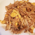 たまさち☆'s cooksnap of when they made エノキと卵炒め♪中濃ソース味.
