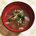 はーくま's cooksnap of when they made ゴボウと茄子の味噌汁.