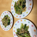 欠勤王's cooksnap of when they made 小松菜とエノキのにんにく醤油バター炒め.