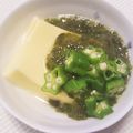 amm46's cooksnap of when they made 卵豆腐オクラのせ.