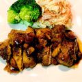 Bau109's cooksnap of when they made にんにくたっぷり！我が家の豚ステーキ.