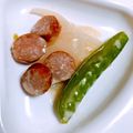 mitai7's cooksnap of when they made 時短！きぬさや玉ねぎソーセージ♬マヨ醤油.