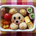 Kitchen♡m's cooksnap of when they made キャラ弁☆クマちゃんのピクニック弁当.