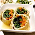 ★cocoa★'s cooksnap of when they made 春だね～✿わらびの油揚げ巻き✿.