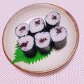まあまま☆0403's cooksnap of when they made 赤梅紫蘇の細巻き寿司.