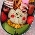 eiyoushi's cooksnap of when they made キャラ弁*チューリップちゃん弁当.