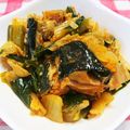 ☆★あんず姫★☆'s cooksnap of when they made 簡単♪ぶりのアラキムチ煮.