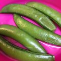 クック6NF25J☆'s cooksnap of when they made グルラボでスナップえんどうをレンジ加熱.