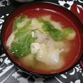 はるいろいちご's cooksnap of when they made なおの はくさい菜(しろ菜)のお味噌汁.