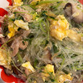 パッシーユ's cooksnap of when they made 簡単ヘルシー♪豆苗と春雨の卵炒め.
