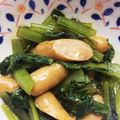 猫のミイヤ's cooksnap of when they made 簡単♪小松菜とウィンナーのスパイス炒め.