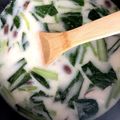 ☆ようかんママ☆'s cooksnap of when they made 坦々風☆チンゲン菜の豆乳スープ.
