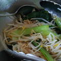 よりぴ＊'s cooksnap of when they made 簡単副菜！モヤシと小松菜のナムル.