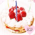 miraimiyu's cooksnap of when they made 市販のスポンジでズボラなクリスマスケーキ.