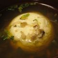 rakuen's cooksnap of when they made ふんわり！長いも団子のお吸い物.