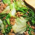 さーﾁｬﾝやーﾁｬﾝ's cooksnap of when they made 野菜を食べよう！レタスのひき肉炒め.