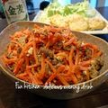 37⭐'s cooksnap of when they made ポリポリ食感、人参と挽肉のポン酢炒め.