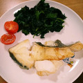 shosho♥'s cooksnap of when they made 簡単♪魚鱈のムニエル♪ほうれん草炒め物.