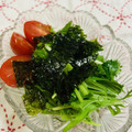 ankotetu's cooksnap of when they made もりもり食べれるパクチーと水菜のナムル❣.
