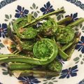 ムー民63's cooksnap of when they made 超簡単♪こごみのおひたし.