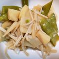 re_ni's cooksnap of when they made タケノコとえんどう豆の煮物.