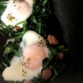 クックDFI5G9☆'s cooksnap of when they made ほうれん草とベーコンの巣籠もり卵.