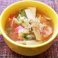 あーこ姐's cooksnap of when they made 長ネギ油が香る中華風スープ.