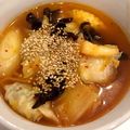 ぱぴぷゆい's cooksnap of when they made ピリ辛★簡単♪水餃子スープ♪.