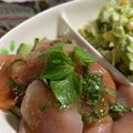 鈴木's cooksnap of when they made ＊クジラ（マグロ）のユッケ＊.