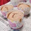 クック3DURJN☆'s cooksnap of when they made ピーナッツバターの卵白カップケーキ♪.