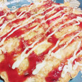 marimo1029's cooksnap of when they made 長芋超たっぷりフワフワお好み焼き！！.