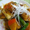 Lili's cooksnap of when they made 野菜たっぷり鶏の唐揚げ甘酢あんかけ.