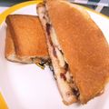 choco831's cooksnap of when they made あんマーガリン＆バナナのトーストサンド♪.