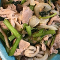 さおリーヌ★'s cooksnap of when they made 調理師さんの小松菜と豚肉のゴマ味噌炒め.