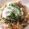 youcay's cooksnap of when they made 香ばし海老塩レモン焼きそば.