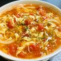 クックJNC9ZK☆'s cooksnap of when they made やけど注意！色鮮やか☆トマト卵にゅうめん.