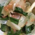 mamatan♬'s cooksnap of when they made さっぱり☆新玉ねぎとニラの梅肉おかか和え.