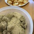 なつをなつ's cooksnap of when they made お豆腐白玉☆よもぎもちきな粉あん.