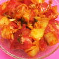 ＊にょにょん＊'s cooksnap of when they made キムチとトマトの中華風和え物.