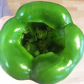 KAAASM's cooksnap of when they made 簡単！ずぼらなピーマンのへたと種の取り方.