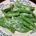 クック7FNN0F☆'s cooksnap of when they made スナップエンドウ のアンチョビマヨ.