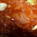 ステッチ72's cooksnap of when they made 鶏もも焼き☆たっぷり玉ねぎトマトソース☆.