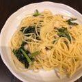 けんしんパパ's cooksnap of when they made 春菊のパスタ.