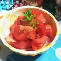 虹色♪︎ちゅーりっぷ's cooksnap of when they made トマトの簡単しそポン酢.