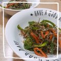 くまのあんさん's cooksnap of when they made ピーマンとジャコのきんぴら.