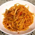 たもたんせなたん's cooksnap of when they made フライパンひとつで♪トマトパスタ♪.
