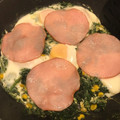 whha's cooksnap of when they made 簡単！ほうれん草エッグ(目玉焼き).