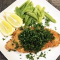 ひなぼうちゃん☆'s cooksnap of when they made レモンとパセリで食べるチーズカツレツ☆.