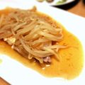 Sac’HiNa's cooksnap of when they made いつもと違う味！ぶりのもやし甘酢あんかけ.