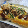 miyuki12's cooksnap of when they made 卵焼きのお好み焼風★(^^).